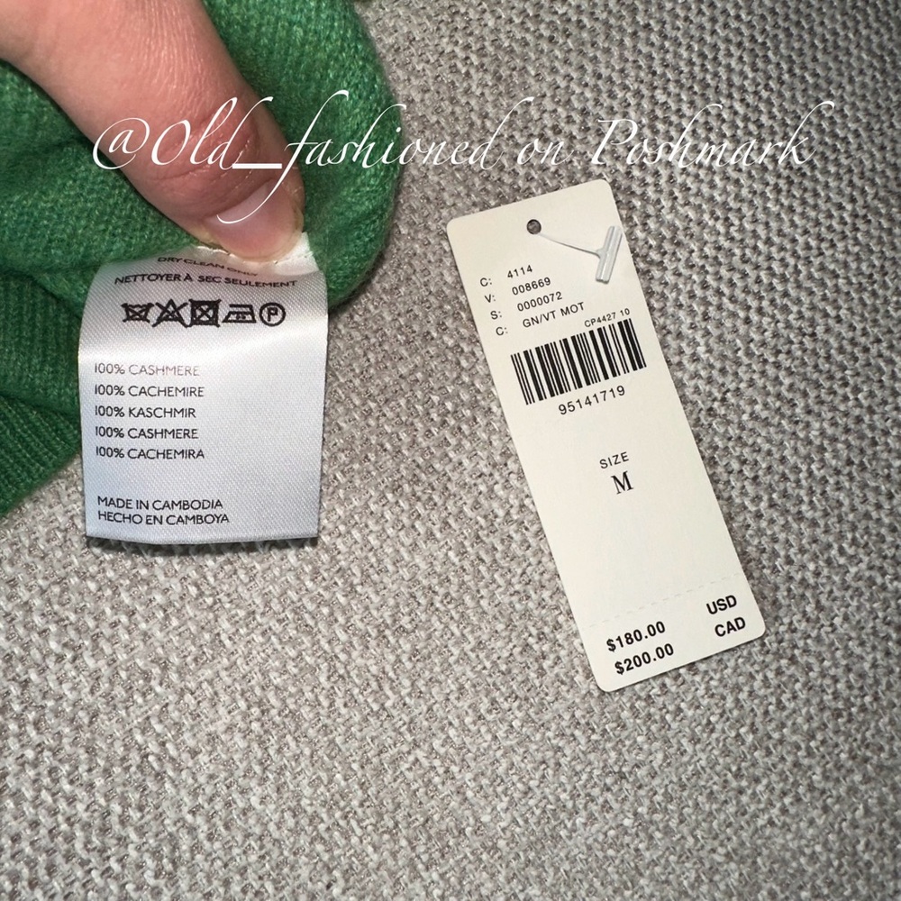 ANTHRO 100% Cashmere “Milan” Sweater - Price Firm - Picture 13 of 13